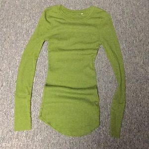 Energie ribbed olive top